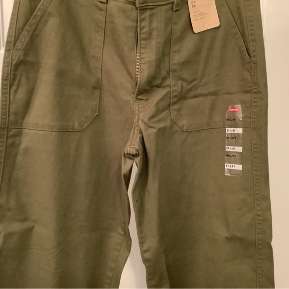 Levi's Khaki Green Utility Pants - Picture 7 of 10
